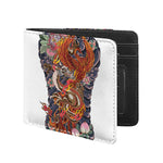 Japanese Dragon And Phoenix Tattoo Print Bifold Wallet