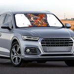 Japanese Dragon And Phoenix Tattoo Print Car Windshield Sun Shade