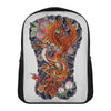 Japanese Dragon And Phoenix Tattoo Print Casual Backpack