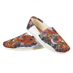 Japanese Dragon And Phoenix Tattoo Print Casual Shoes