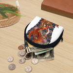 Japanese Dragon And Phoenix Tattoo Print Coin Purse