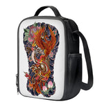 Japanese Dragon And Phoenix Tattoo Print Crossbody Lunch Bag