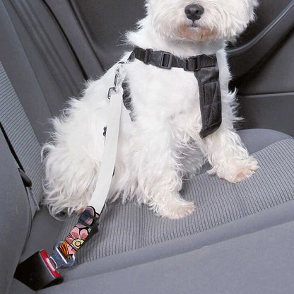 Japanese Dragon And Phoenix Tattoo Print Dog Seat Belt