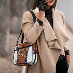Japanese Dragon And Phoenix Tattoo Print Double Strap Bible Bag