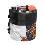 Japanese Dragon And Phoenix Tattoo Print Drawstring Makeup Bag