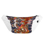 Japanese Dragon And Phoenix Tattoo Print Fanny Pack