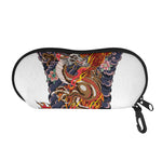 Japanese Dragon And Phoenix Tattoo Print Glasses Case
