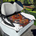 Japanese Dragon And Phoenix Tattoo Print Golf Cart Seat Cover