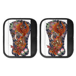 Japanese Dragon And Phoenix Tattoo Print Handle Covers