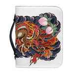 Japanese Dragon And Phoenix Tattoo Print Leather Bible Cover