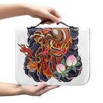 Japanese Dragon And Phoenix Tattoo Print Leather Bible Cover