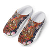 Japanese Dragon And Phoenix Tattoo Print Mesh Casual Shoes