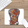 Japanese Dragon And Phoenix Tattoo Print Mouse Pad