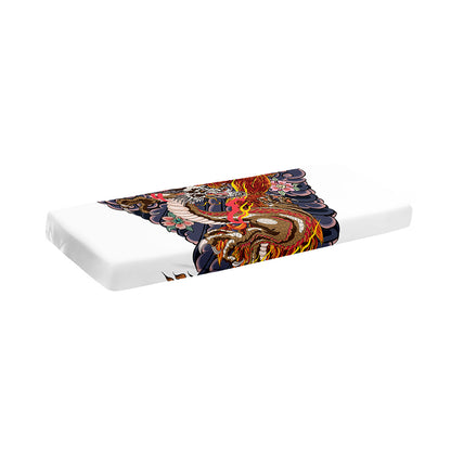 Japanese Dragon And Phoenix Tattoo Print Piano Keyboard Cover
