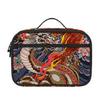 Japanese Dragon And Phoenix Tattoo Print Portable Lunch Bag