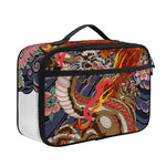 Japanese Dragon And Phoenix Tattoo Print Portable Lunch Bag