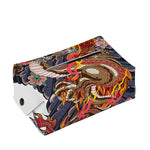 Japanese Dragon And Phoenix Tattoo Print Rectangle Tissue Box Cover