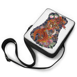 Japanese Dragon And Phoenix Tattoo Print Rectangular Crossbody Bag