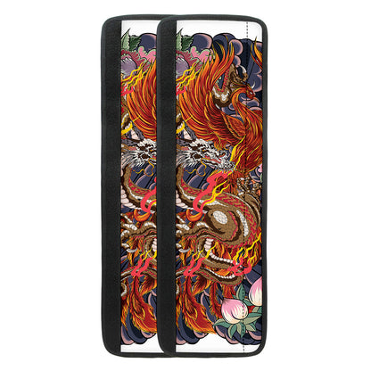 Japanese Dragon And Phoenix Tattoo Print Refrigerator Handle Covers