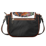 Japanese Dragon And Phoenix Tattoo Print Saddle Bag