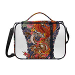 Japanese Dragon And Phoenix Tattoo Print Shoulder Strap Bible Bag