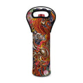Japanese Dragon And Phoenix Tattoo Print Single Neoprene Wine Tote