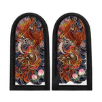 Japanese Dragon And Phoenix Tattoo Print Skillet Handle Cover