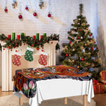 Japanese Dragon And Phoenix Tattoo Print Tablecloth