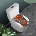 Japanese Dragon And Phoenix Tattoo Print Toilet Lid Cover