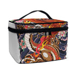 Japanese Dragon And Phoenix Tattoo Print Travel Makeup Bag