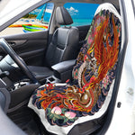 Japanese Dragon And Phoenix Tattoo Print Waterproof Car Seat Cover
