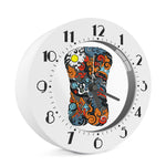 Japanese Elemental Tattoo Print Alarm Clock