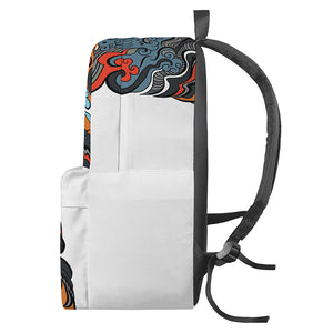 Japanese Elemental Tattoo Print Backpack