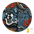 Japanese Elemental Tattoo Print Basketball