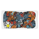 Japanese Elemental Tattoo Print Beach Towel