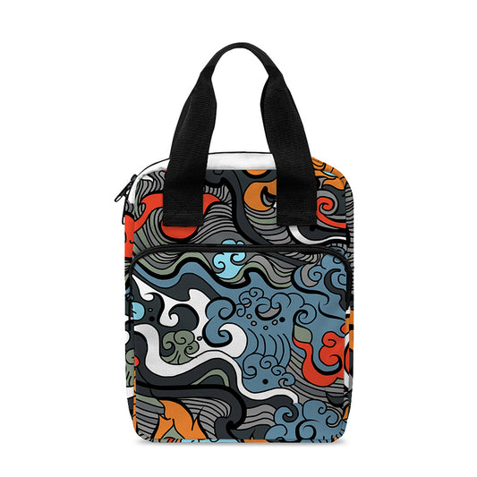 Japanese Elemental Tattoo Print Bible Tote Bag