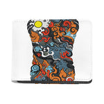 Japanese Elemental Tattoo Print Bifold Wallet