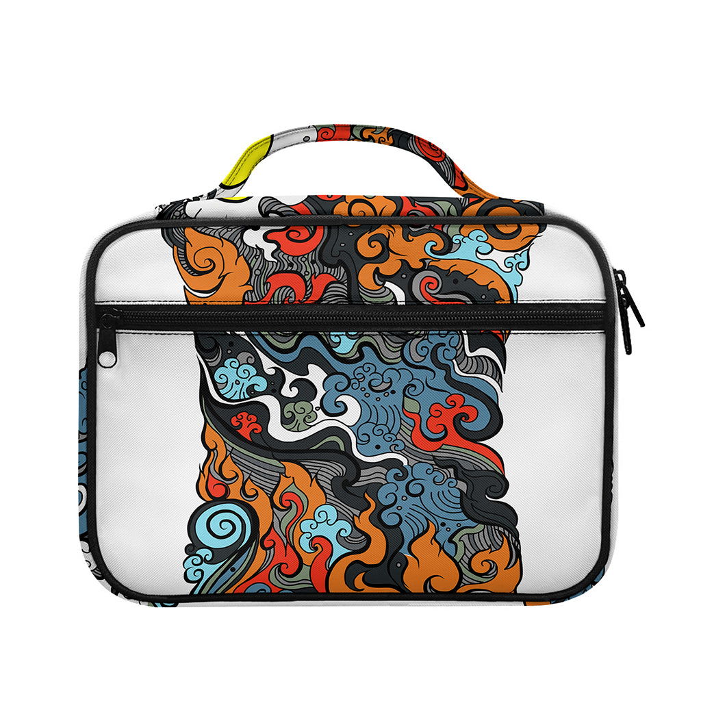 Japanese Elemental Tattoo Print Briefcase Bible Bag