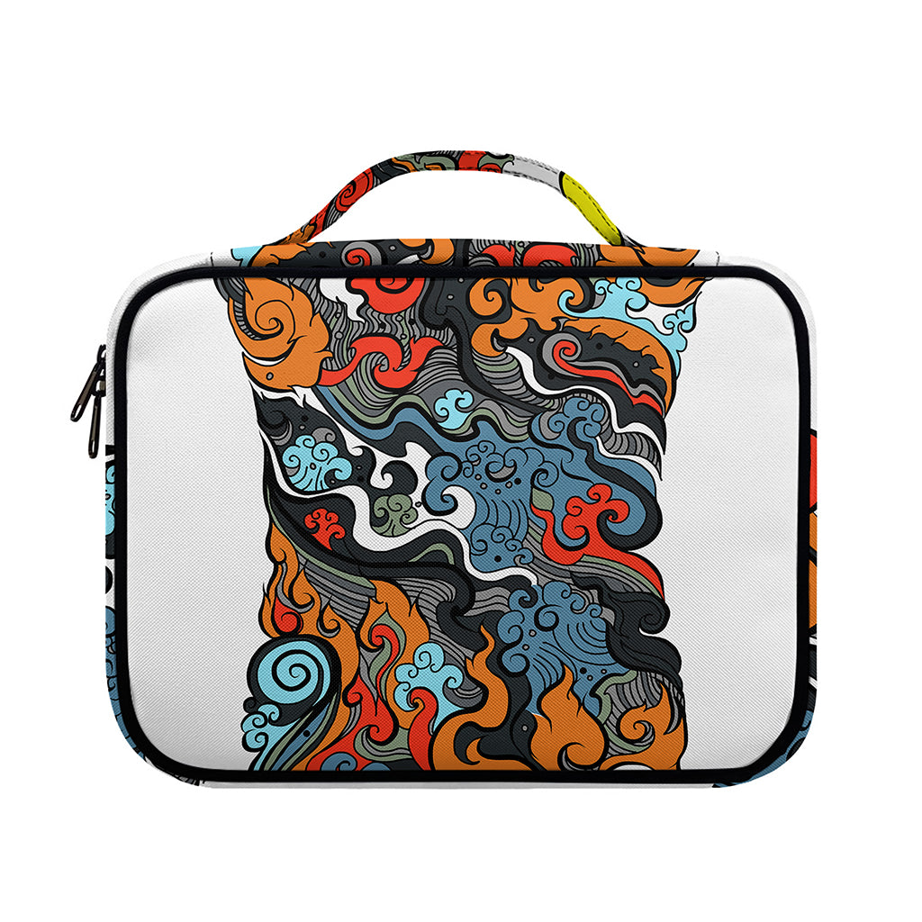 Japanese Elemental Tattoo Print Briefcase Bible Bag