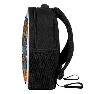 Japanese Elemental Tattoo Print Casual Backpack