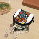 Japanese Elemental Tattoo Print Coin Purse