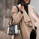 Japanese Elemental Tattoo Print Double Strap Bible Bag