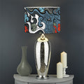 Japanese Elemental Tattoo Print Drum Lamp Shade
