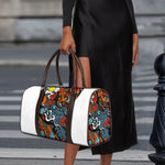 Japanese Elemental Tattoo Print Duffle Bag