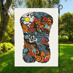 Japanese Elemental Tattoo Print Garden Flag