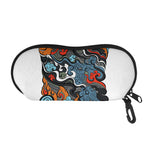 Japanese Elemental Tattoo Print Glasses Case