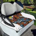 Japanese Elemental Tattoo Print Golf Cart Seat Cover