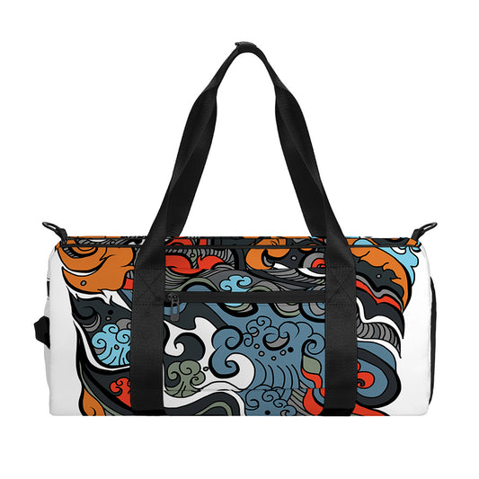 Japanese Elemental Tattoo Print Gym Bag