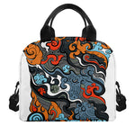 Japanese Elemental Tattoo Print Insulated Lunch Bag