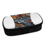 Japanese Elemental Tattoo Print Insulin Cooler Travel Case